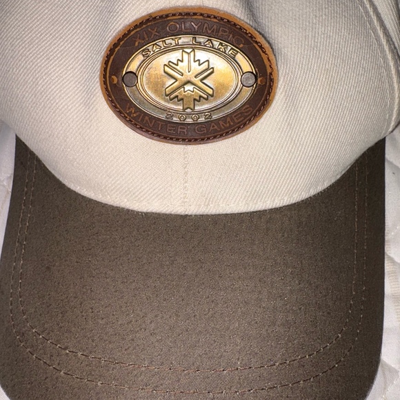 2002 Salt Lake Olympics Hat American Needle Vintage Cap Leather‎ Patch Rare - Picture 1 of 7